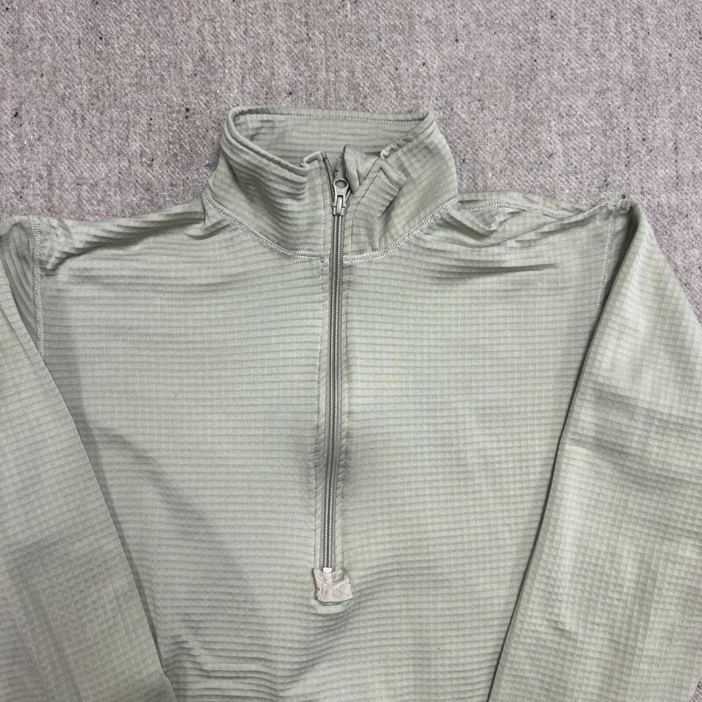 US Army Under Shirt Mens Medium Beige Gen III Cold Weather Waffle Mid Weight - Picture 2 of 9